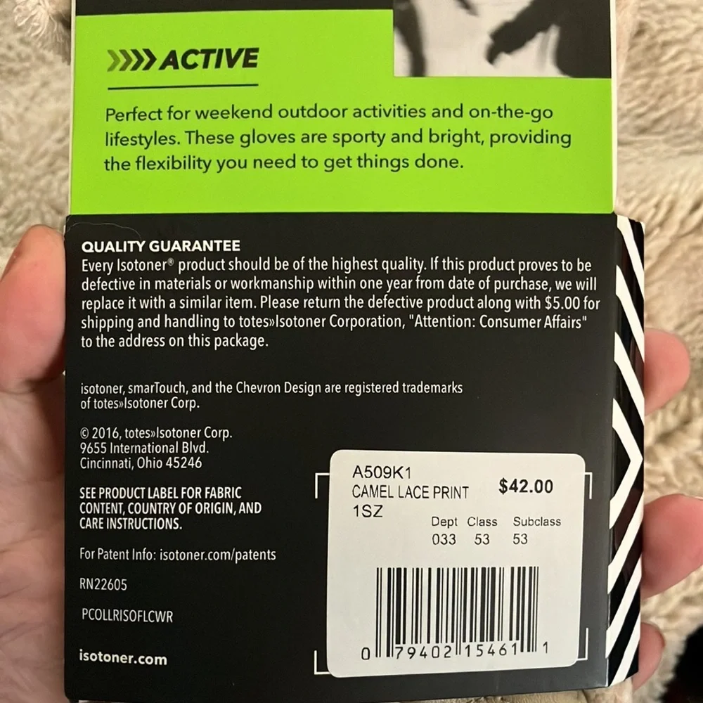 New Isotoner Women's SmartTouch Gloves